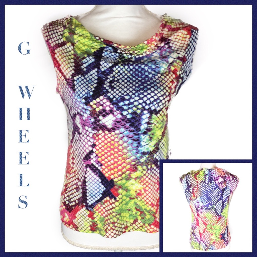 G Wheels Multi Colored Tank Size L